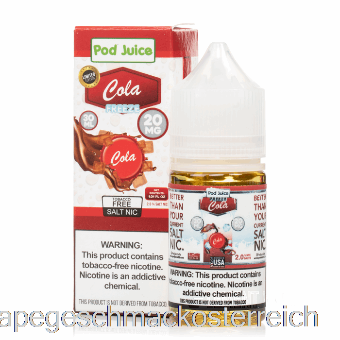Cola Einfrieren - Schotensaft - 30 Ml 20 Mg Vape-Geschmack